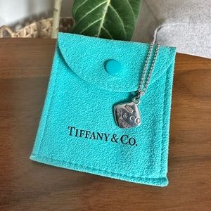 Tiffany & Co. Vintage Square Pendant and Chain